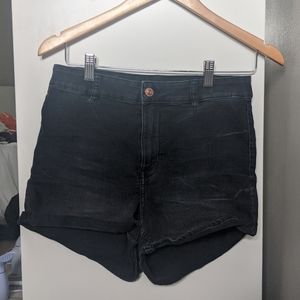3/$25 Black high waisted shorts